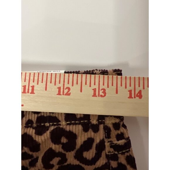 NEW! Ann Taylor Skinny High Rise Cheetah Animal Print Corduroy Pants Women's 4 - Picture 7 of 11